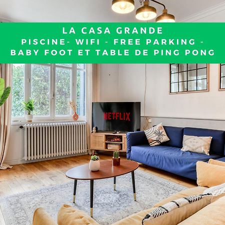 La Casa Grande - Piscine - Wifi - Parking Villa Carcassonne Ngoại thất bức ảnh